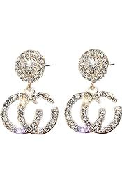 chanel dangle earrings dupe|chanel dangle earrings for sale.